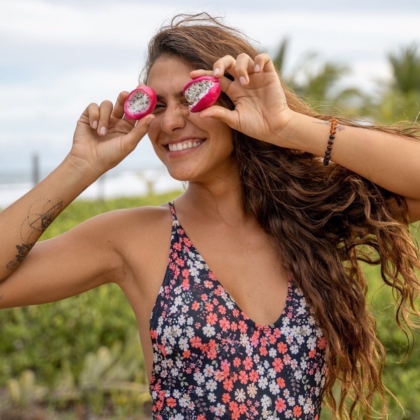 Serpentina Maiô Bermudas Floral Red