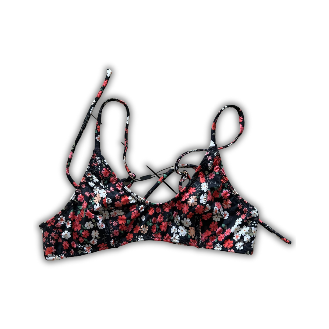 Serpentina Bikini Top Porto Floral Red
