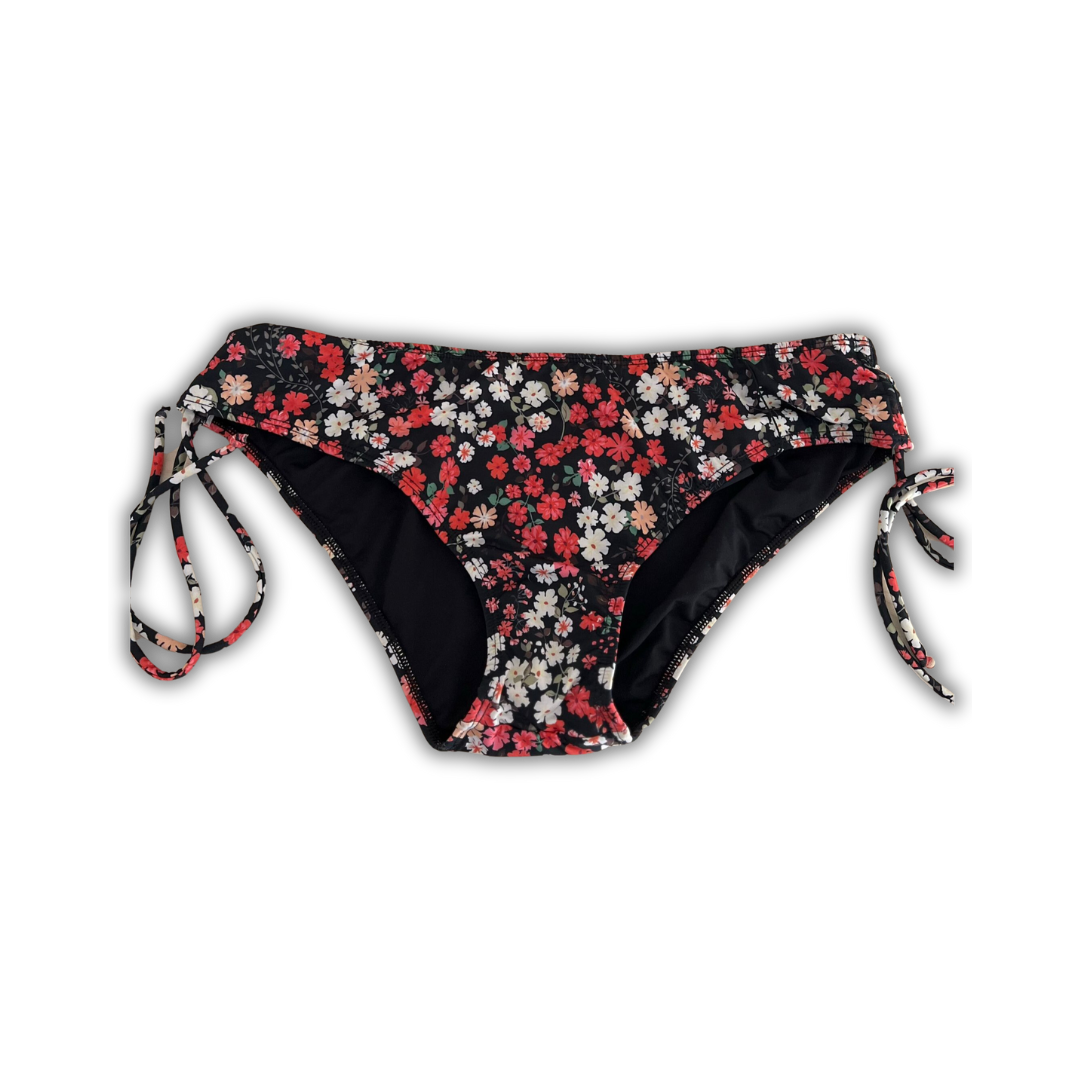 Serpentina Biquini Botom Porto Floral Red