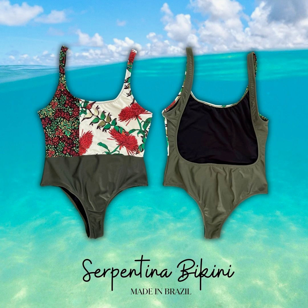 Serpentina Maiô Pacific Floral