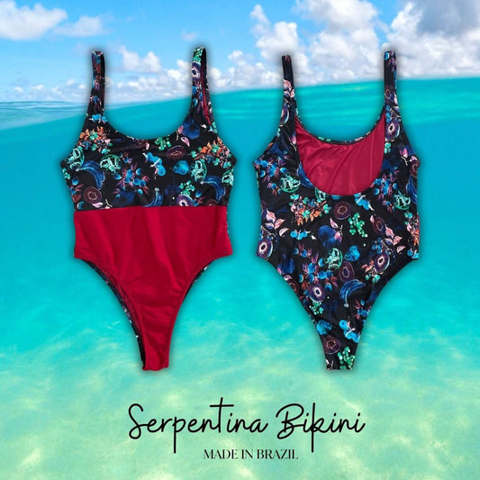Serpentina Maiô Pacific Floral