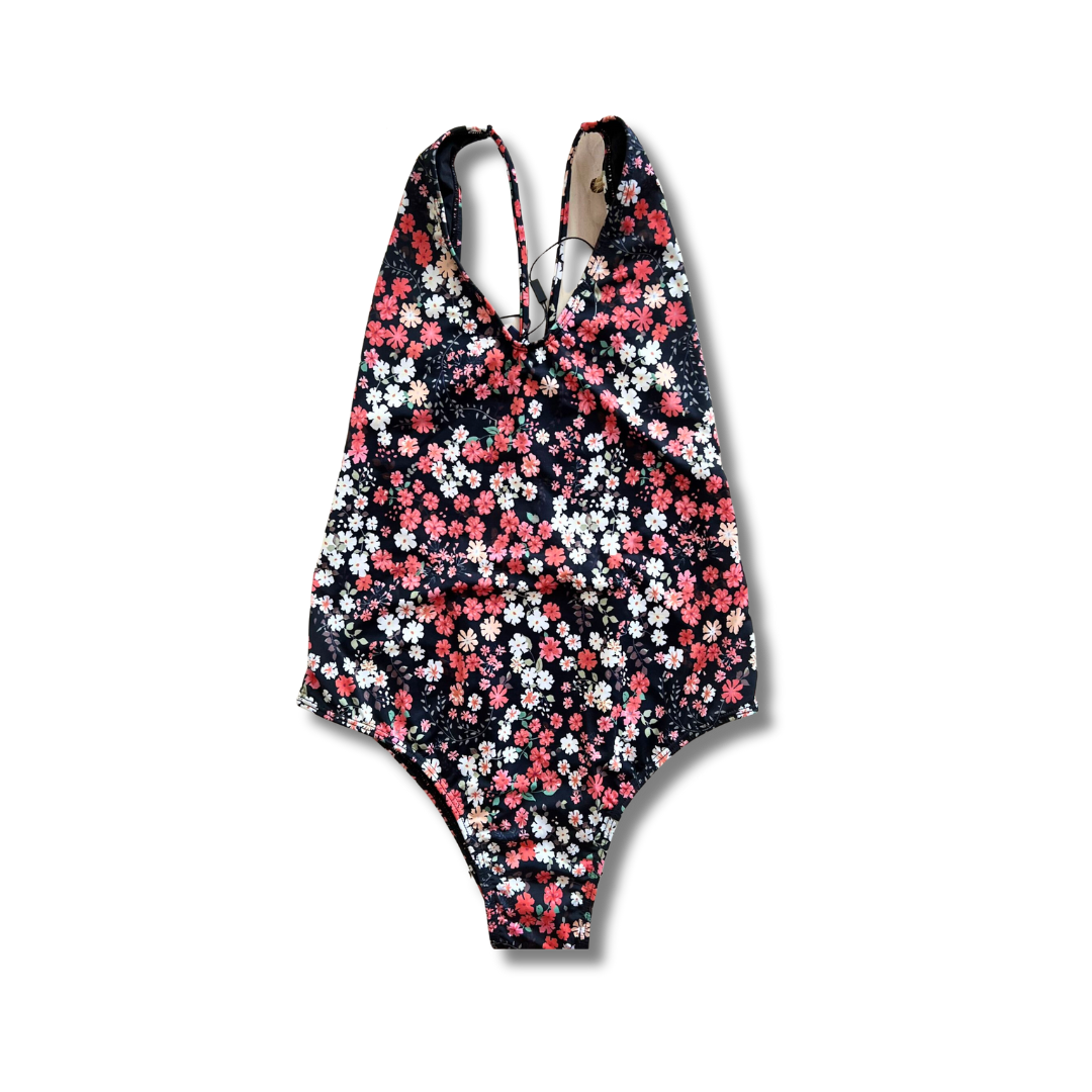 Serpentina Maiô Bermudas Floral Red