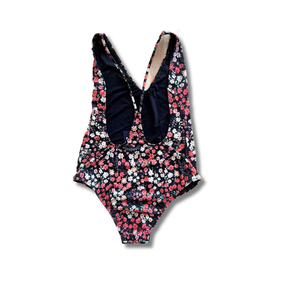 Serpentina Maiô Bermudas Floral Red