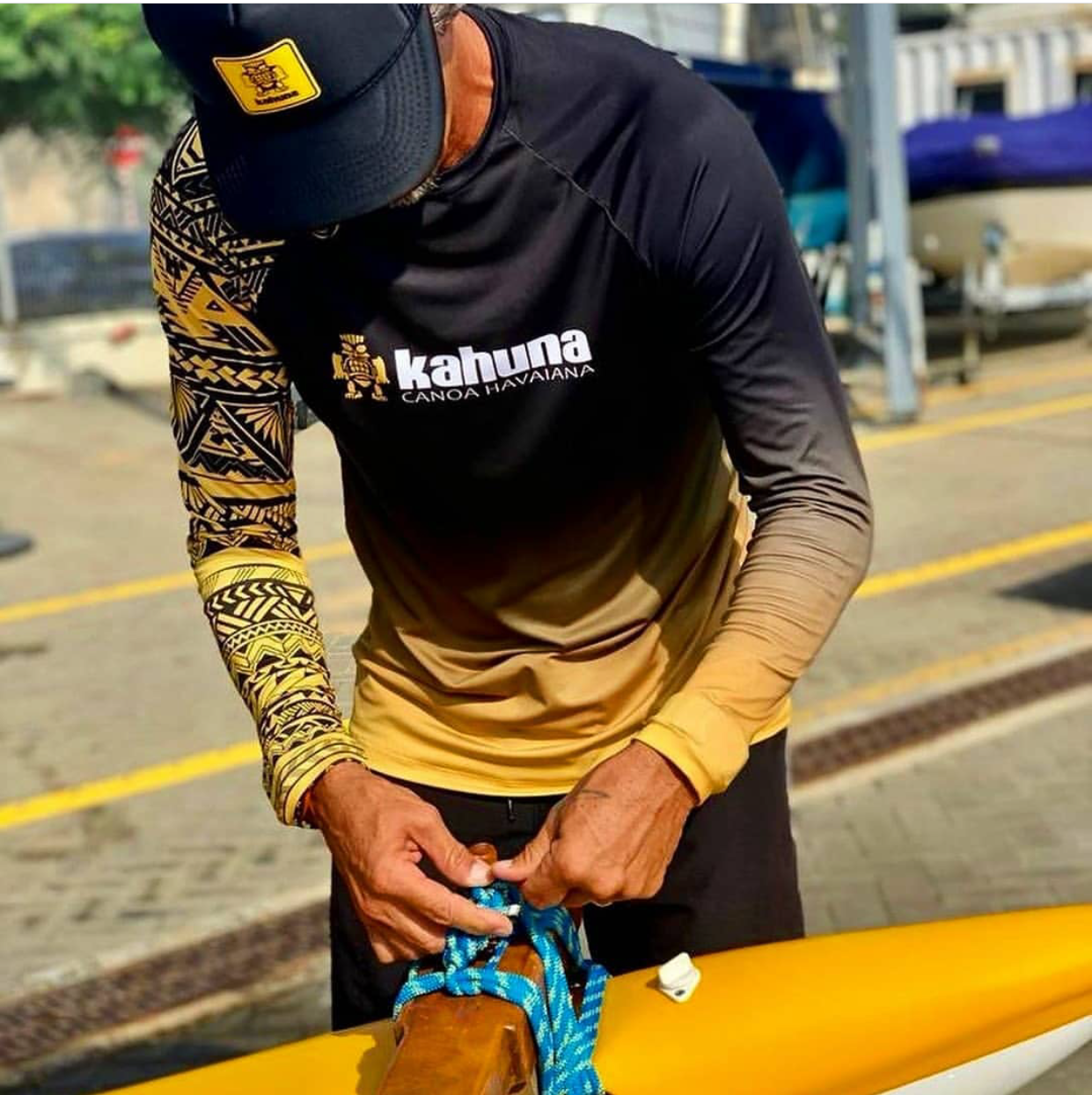 Lycra Uv +50 Amarela Maori